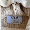 ZARA CREAM CHUNKY KNIT BROWN TIE DYE JUMPER 8-9 YEARS