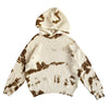 ZARA CREAM CHUNKY KNIT BROWN TIE DYE JUMPER 8-9 YEARS