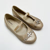 MAYORAL GOLD BALLET PUMPS 12