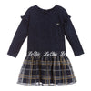 LE CHIC NAVY DRESS 9-12 MONTHS