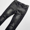 ADRIANO GOLDSCHNIED KIDS BLACK RIPPED JEANS 3 YEARS