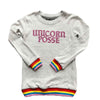 TINY WHALES TERRY 'UNICORN POSSE' JUMPER 6 YEARS